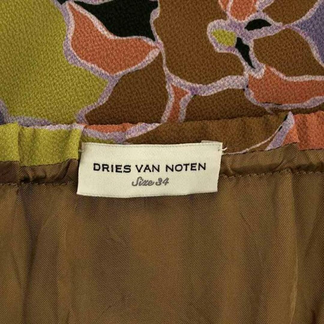 DRIES VAN NOTEN(ドリスヴァンノッテン)のDRIES VAN NOTEN / ドリスヴァンノッテン | ボタニカル 総柄 イージースカート | 34 | マルチカラー | レディース レディースのスカート(ひざ丈スカート)の商品写真