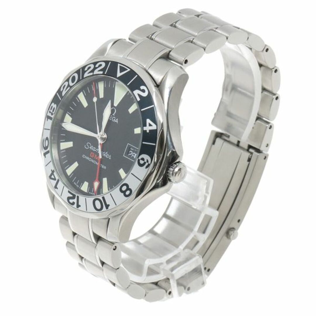 OMEGA(オメガ)のオメガ OMEGA シーマスター300 GMT 2234 50 50周年記念モデル メンズ 腕時計 デイト ブラック オートマ 自動巻き Seamaster VLP 90210981 メンズの時計(腕時計(アナログ))の商品写真