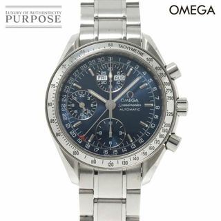 オメガ(OMEGA)のオメガ OMEGA スピードマスター トリプルカレンダー 3523 80 メンズ 腕時計 ブルー オートマ 自動巻き ウォッチ Speedmaster VLP 90234146(腕時計(アナログ))