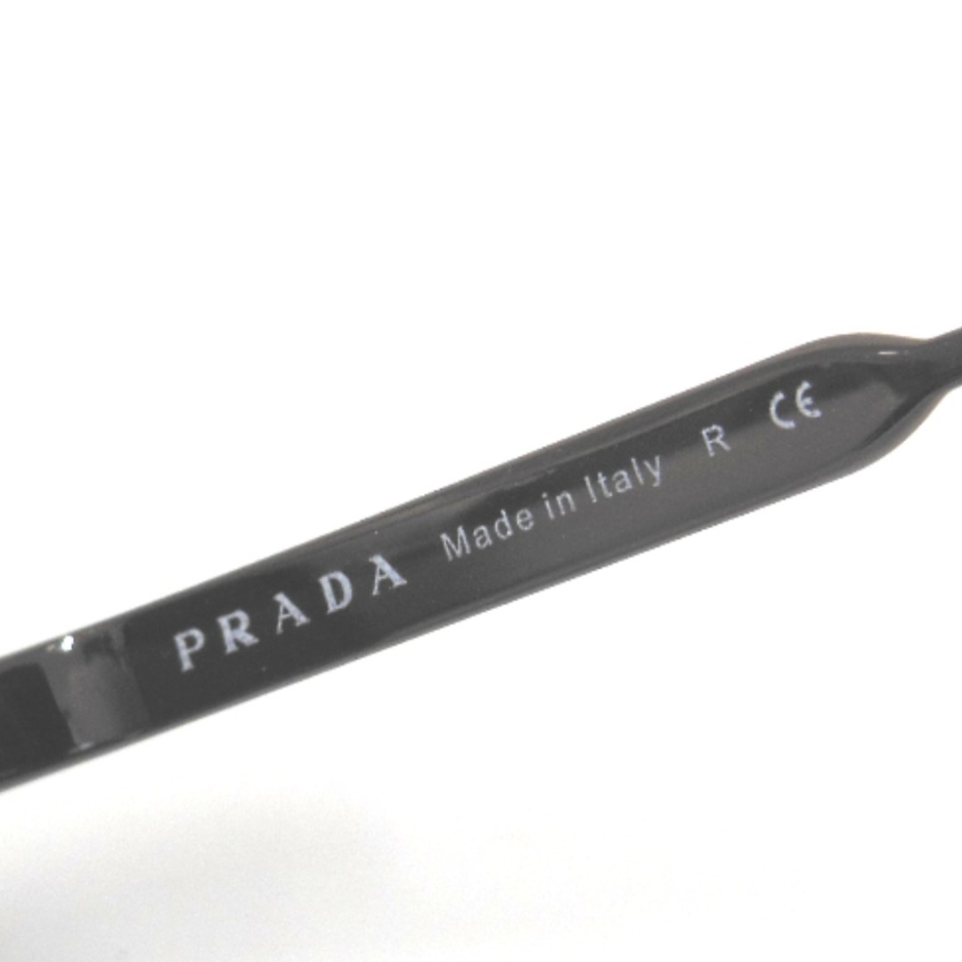 PRADA(プラダ)のプラダ サングラス SPR55U 57□18 M4Y-411 140 2N フルリム ブラック系 PRADA NA34835 中古 メンズのファッション小物(サングラス/メガネ)の商品写真