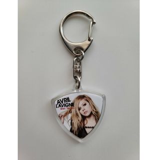 新品☆AvrilLavigne アヴリルラヴィーンピック型キーホルダー(ミュージシャン)