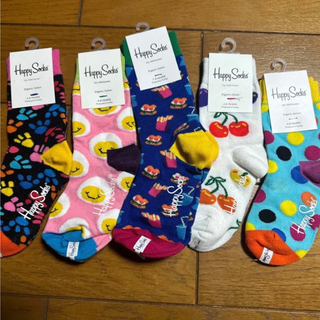 ハッピーソックス(Happy Socks)の靴下　Happy Socks 新品 16～18cm 5足セット(靴下/タイツ)