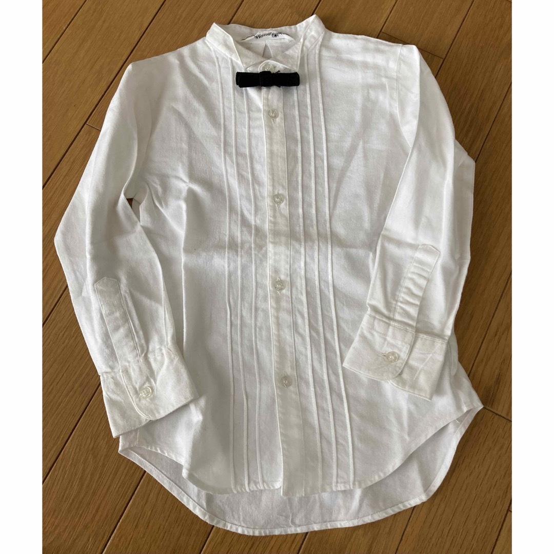 キッズタキシード3点セット　110cm前後 キッズ/ベビー/マタニティのキッズ服男の子用(90cm~)(ドレス/フォーマル)の商品写真