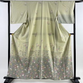 訪問着 身丈160.5cm 裄丈64.5cm 正絹 秀品 【中古】(着物)