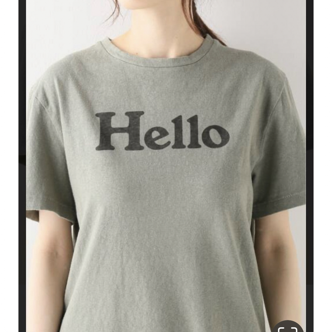 MADISONBLUE(マディソンブルー)のmadisonblue Hello Tシャツ カーキ 02 新品！ レディースのトップス(Tシャツ(半袖/袖なし))の商品写真