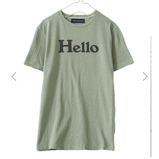 マディソンブルー(MADISONBLUE)のmadisonblue Hello Tシャツ カーキ 02 新品！(Tシャツ(半袖/袖なし))