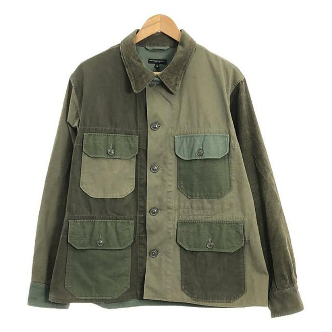 Engineered Garments(エンジニアードガーメンツ)のEngineered Garments / エンジニアドガーメンツ | × BEAMS PLUS 別注 CAMP JACKET / ミリタリー パッチ キャンプジャケット | M | カーキ | メンズ メンズのジャケット/アウター(その他)の商品写真