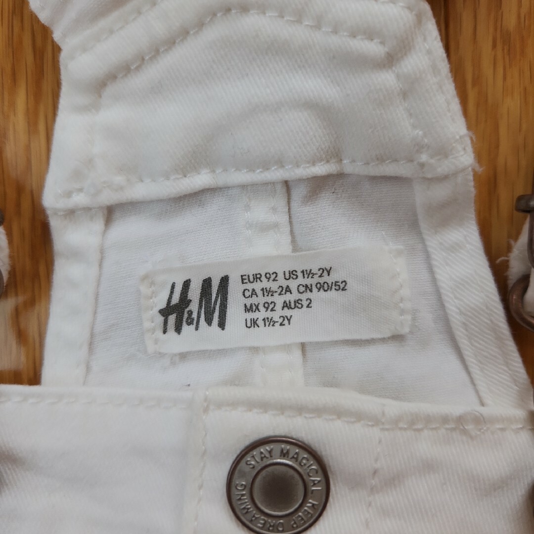 H&M(エイチアンドエム)のH&M　ジャンパースカート キッズ/ベビー/マタニティのキッズ服女の子用(90cm~)(スカート)の商品写真