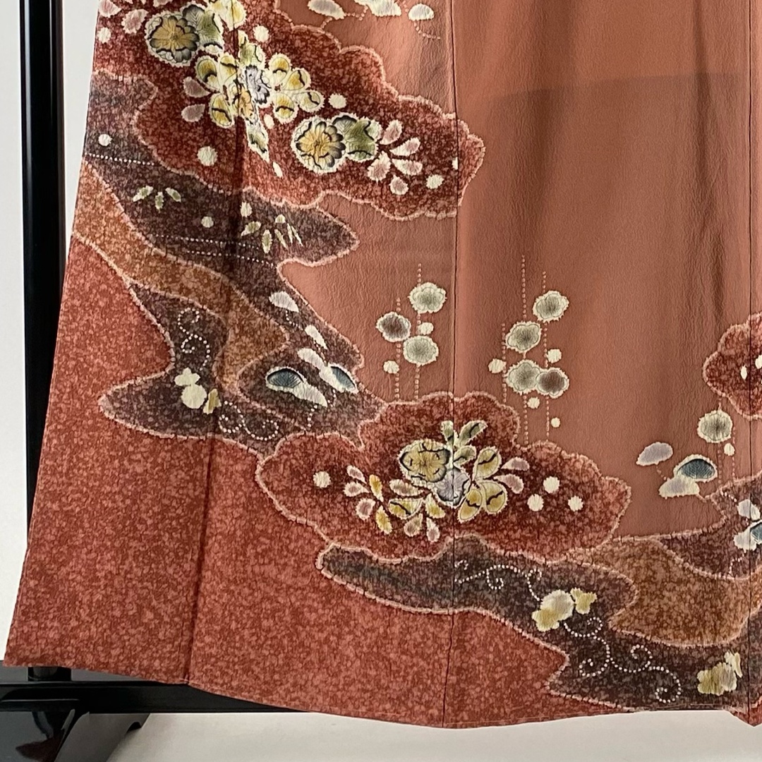 訪問着 身丈159cm 裄丈66cm 正絹 秀品 【中古】 レディースの水着/浴衣(着物)の商品写真