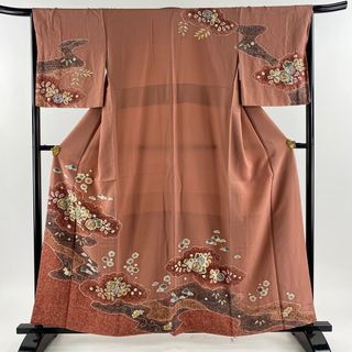 訪問着 身丈159cm 裄丈66cm 正絹 秀品 【中古】(着物)