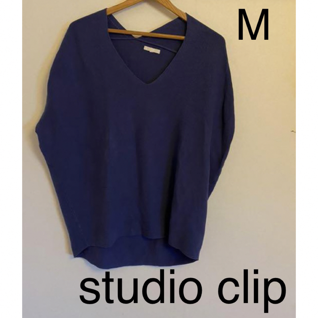 STUDIO CLIP(スタディオクリップ)のstudio CLIP  スタジオクリップ　サマーニット　カットソー　M メンズのトップス(Tシャツ/カットソー(半袖/袖なし))の商品写真