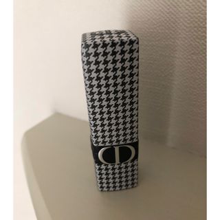 Christian Dior - ルージュディオール口紅シェリーメタリック限定品　中古品千鳥格子柄