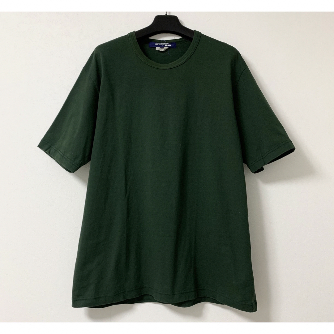 JUNYA WATANABE COMME des GARCONS(ジュンヤワタナベコムデギャルソン)のジュンヤワタナベマン コムデギャルソン クルーネック Tシャツ カットソー 緑 メンズのトップス(Tシャツ/カットソー(半袖/袖なし))の商品写真