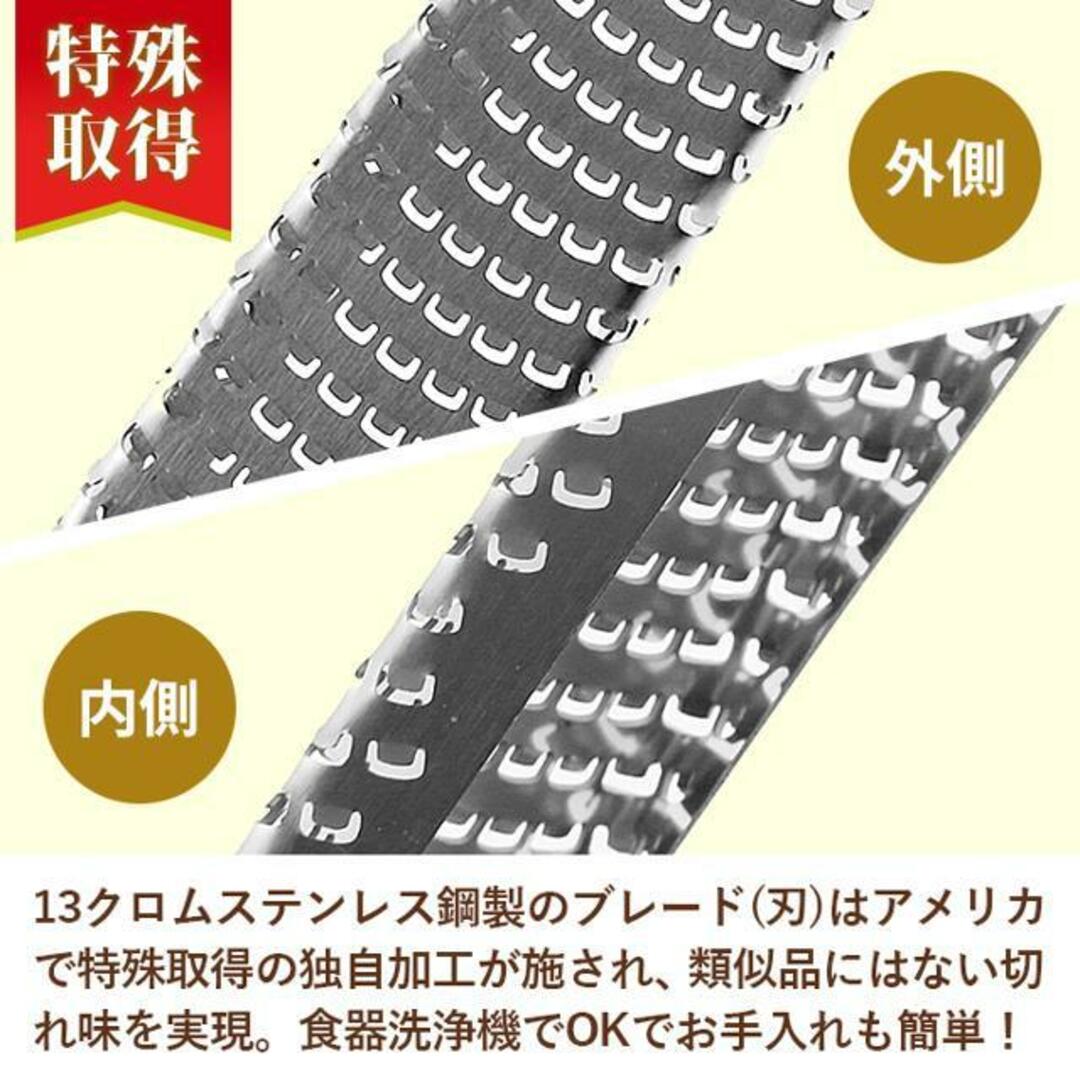 マイクロプレインプレミアムシリーズ ゼスターグレーター インテリア/住まい/日用品のキッチン/食器(調理道具/製菓道具)の商品写真