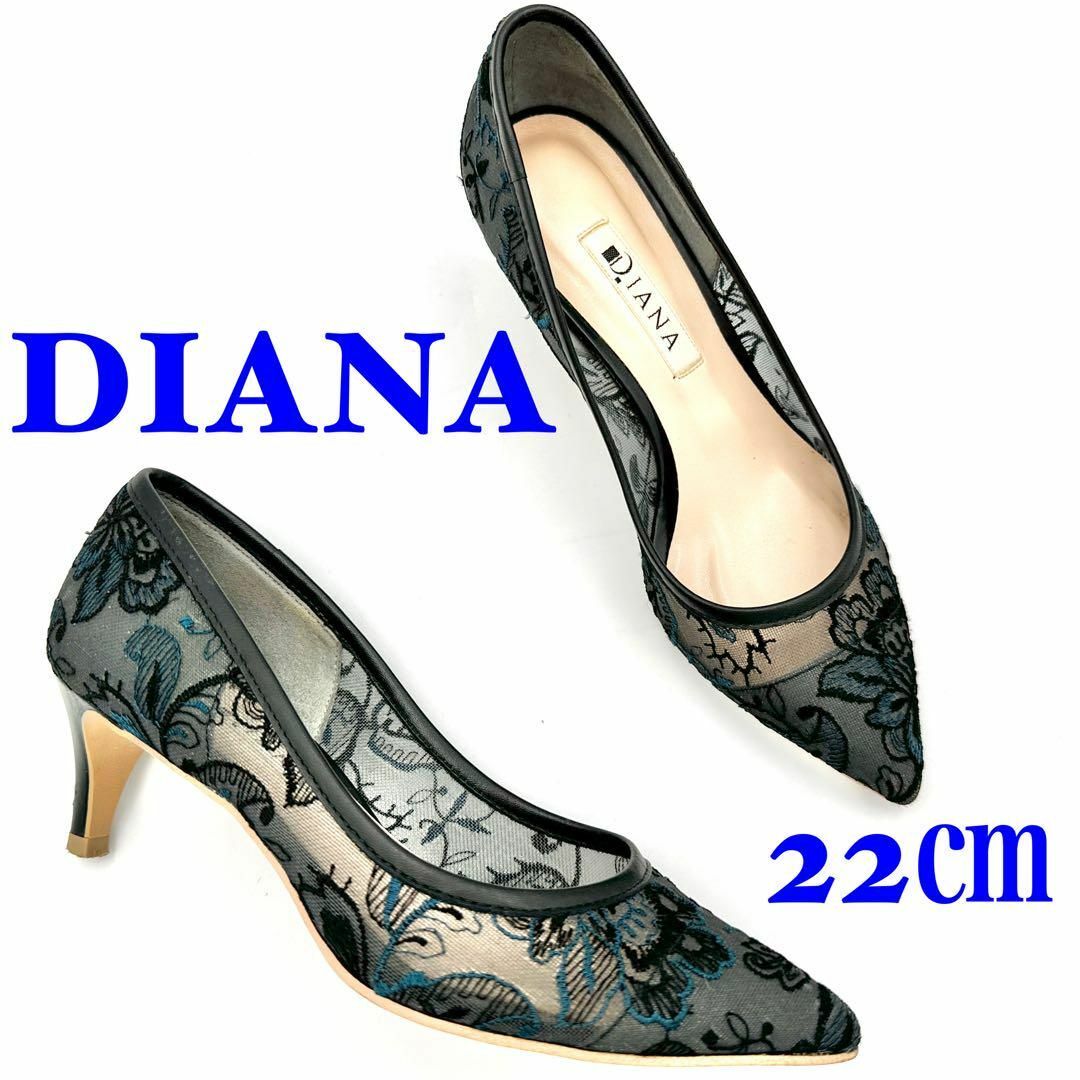 DIANA(ダイアナ)のDIANA ダイアナ パンプス シアー シースルー 22㎝ レディースの靴/シューズ(ハイヒール/パンプス)の商品写真