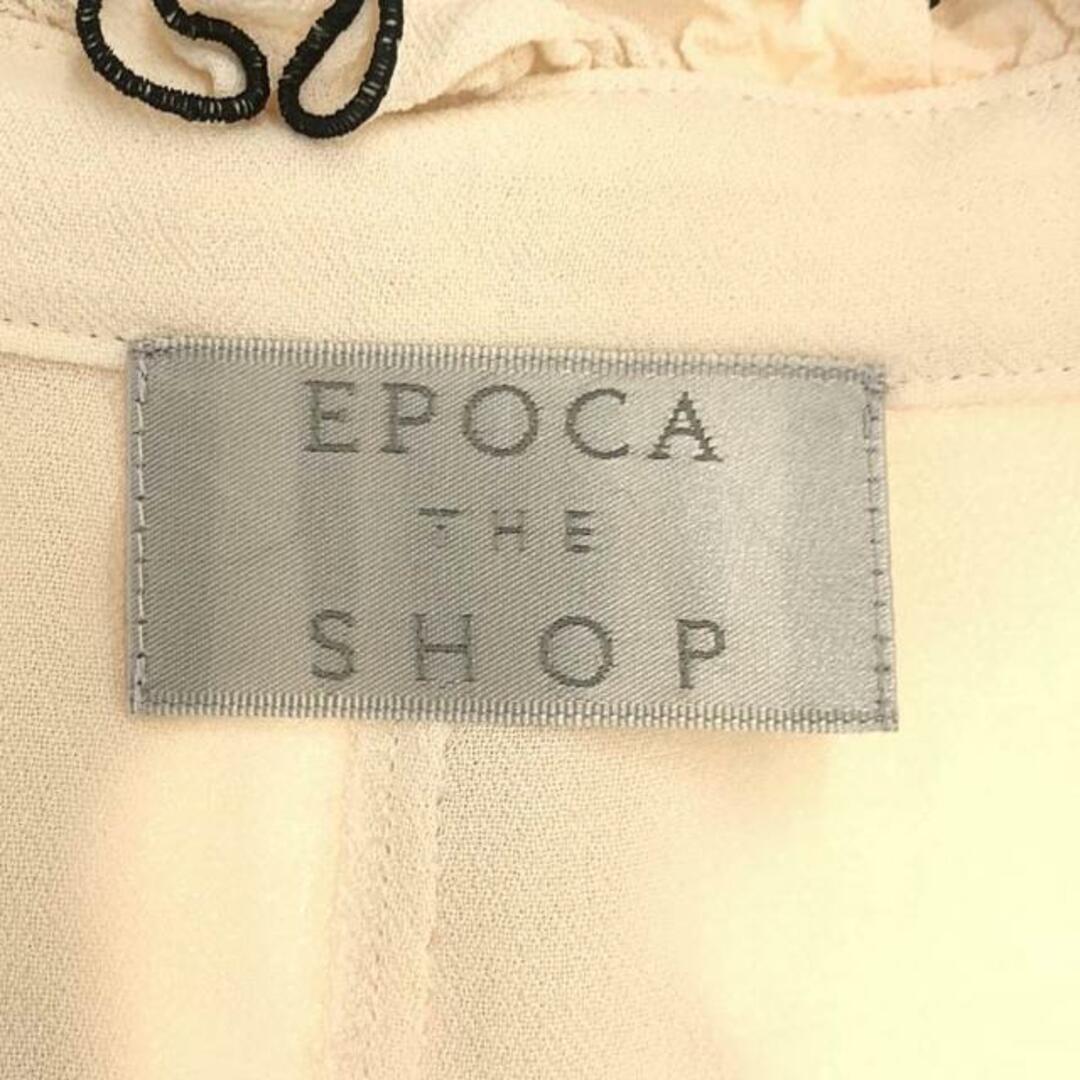 EPOCA THE SHOP / エポカザショップ | レーヨン フリルブラウス | 38 | アイボリー | レディース レディースのトップス(シャツ/ブラウス(長袖/七分))の商品写真