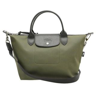 ロンシャン(LONGCHAMP)の新品 ロンシャン LONGCHAMP ハンドバッグ プリアージュ エナジー トップハンドルバッグ Sサイズ カーキ(ハンドバッグ)