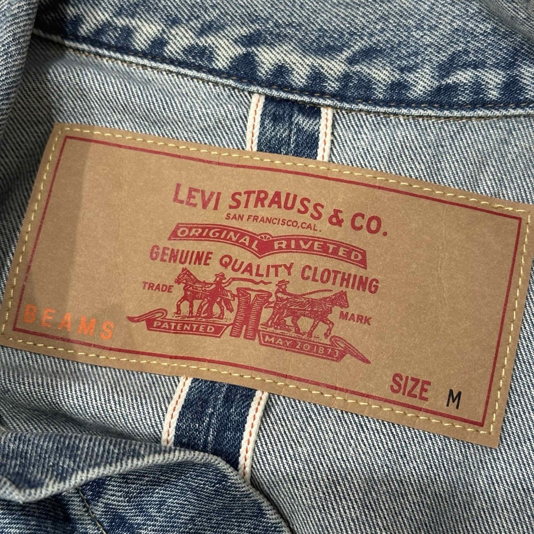 Levi's(リーバイス)のBEAMS ✖︎ Levi's 別注 SUPER WIDE COLLECTION メンズのジャケット/アウター(Gジャン/デニムジャケット)の商品写真