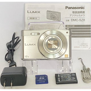 パナソニック(Panasonic)のLUMIX DMC-SZ8 パナソニック　デジカメ　Wi-Fi機能　SDカード(コンパクトデジタルカメラ)