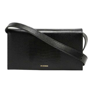 ジルサンダー(Jil Sander)の新品 ジルサンダー JIL SANDER ショルダーバッグ LIZARD PRINT SHOULDER BAG ブラック(ショルダーバッグ)