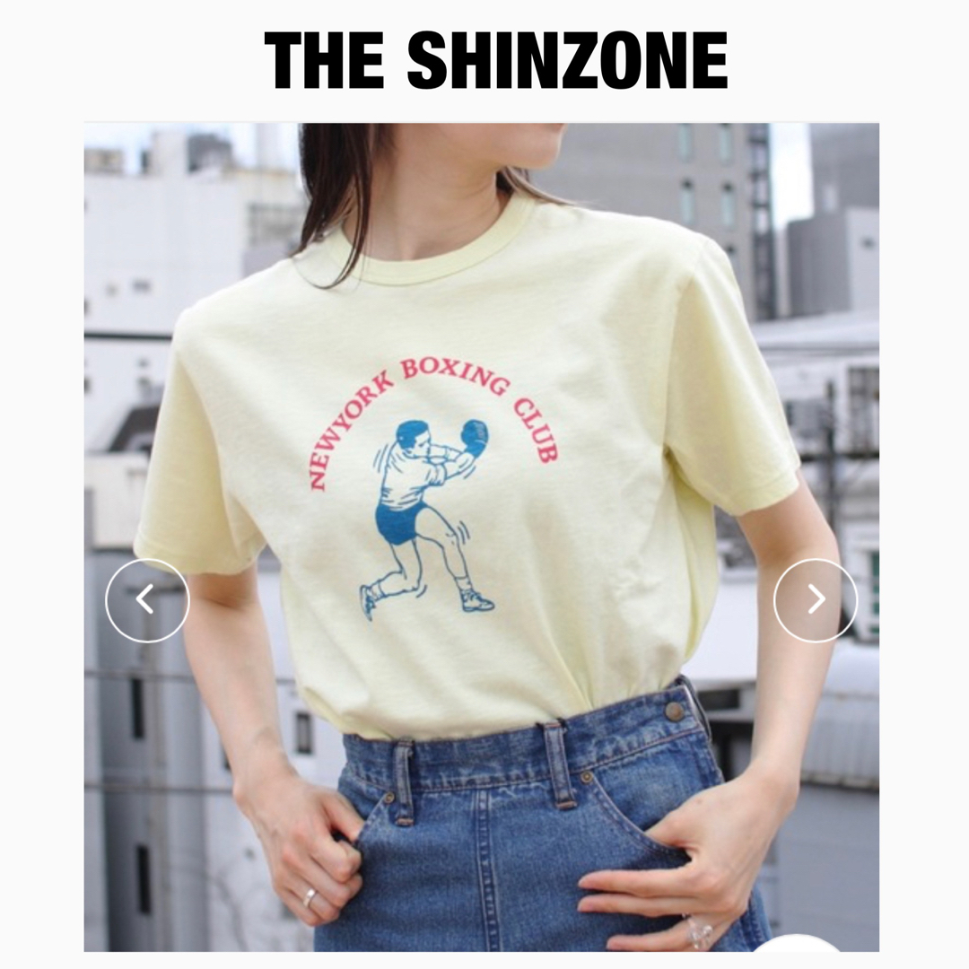 Shinzone(シンゾーン)のTHE SHINZONEシンゾーン　 ボクシングプリントTEE　Tシャツ レディースのトップス(Tシャツ(半袖/袖なし))の商品写真