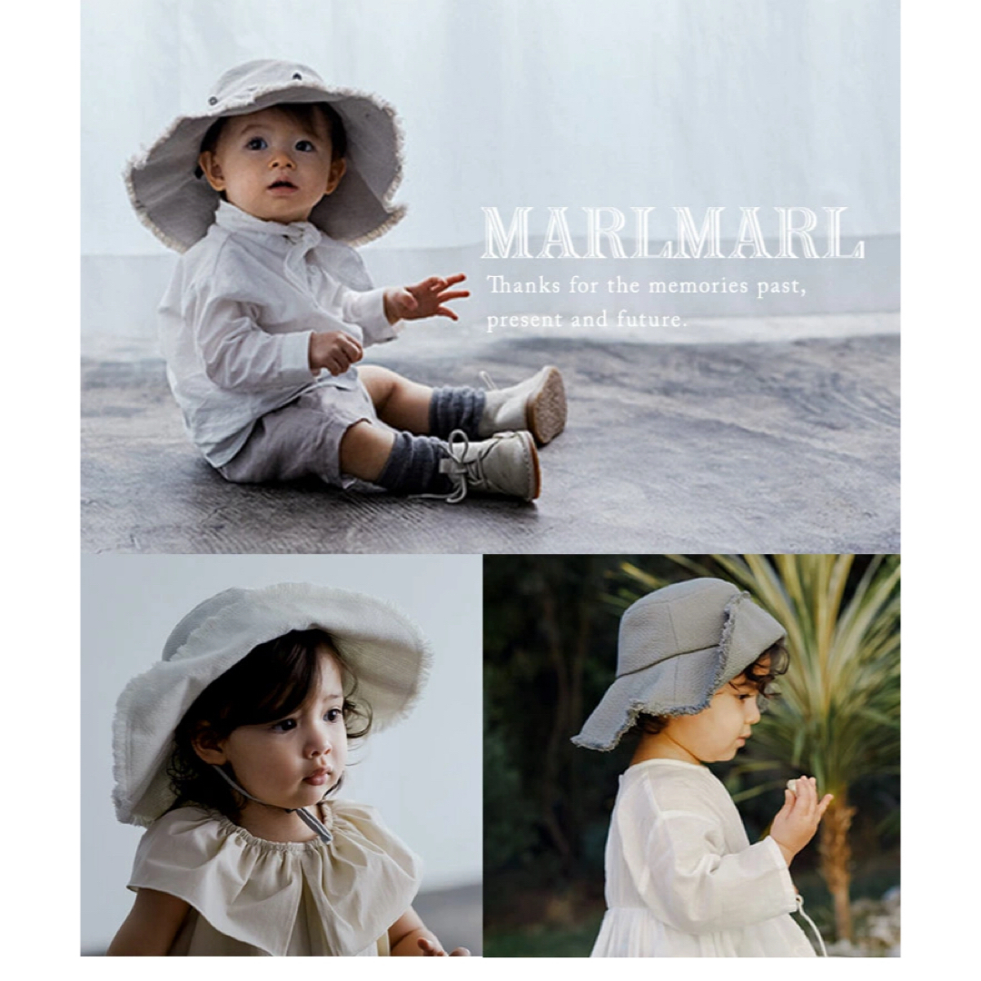 MARLMARL(マールマール)のMARLMARL ブリムハット キッズ/ベビー/マタニティのこども用ファッション小物(帽子)の商品写真