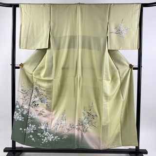 訪問着 身丈153.5cm 裄丈62.5cm 正絹 名品 【中古】(着物)