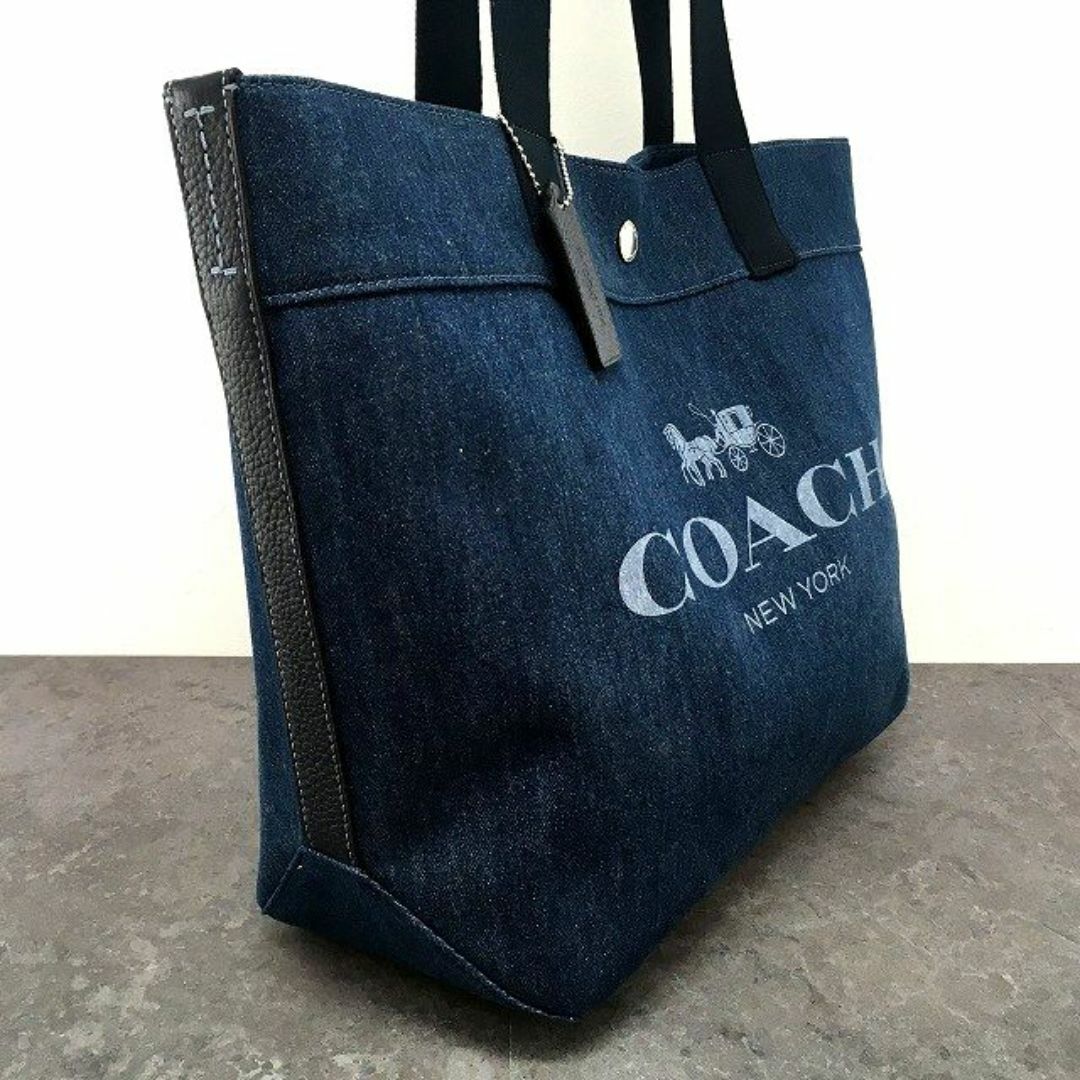 COACH(コーチ)の未使用品 COACH トートバッグ F67415 デニム A4対応 408 レディースのバッグ(トートバッグ)の商品写真