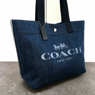 コーチ(COACH)の未使用品 COACH トートバッグ F67415 デニム A4対応 408(トートバッグ)