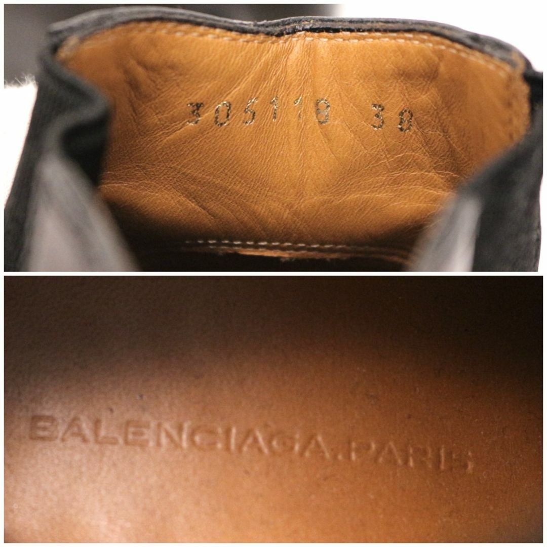 Balenciaga(バレンシアガ)のバレンシアガ ブーティ ブーツ ハイヒール ミュール レザー 本革 黒 ブラック レディースの靴/シューズ(ハイヒール/パンプス)の商品写真