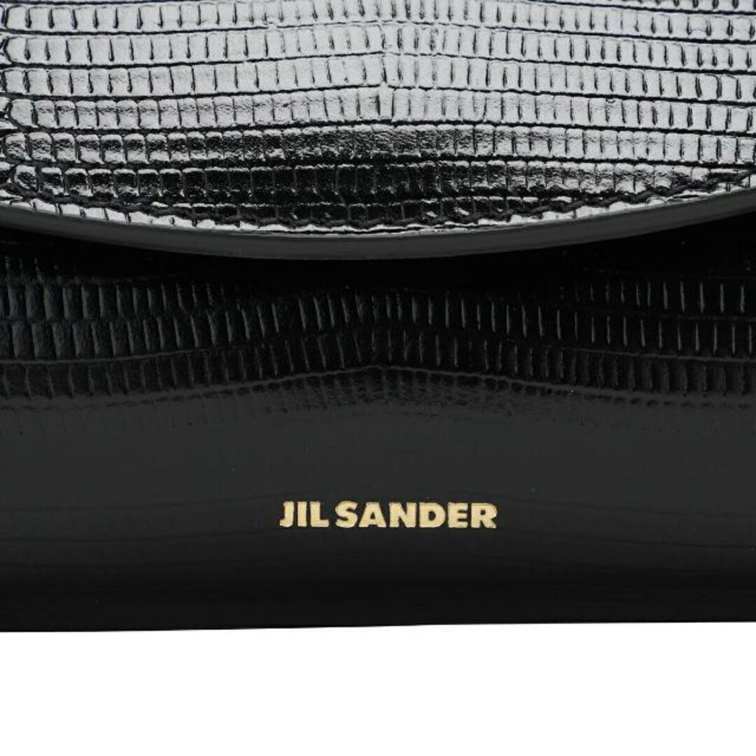 Jil Sander(ジルサンダー)の新品 ジルサンダー JIL SANDER ハンドバッグ LIZARD PRINT SHOULDER BAG MINI ブラック レディースのバッグ(ハンドバッグ)の商品写真