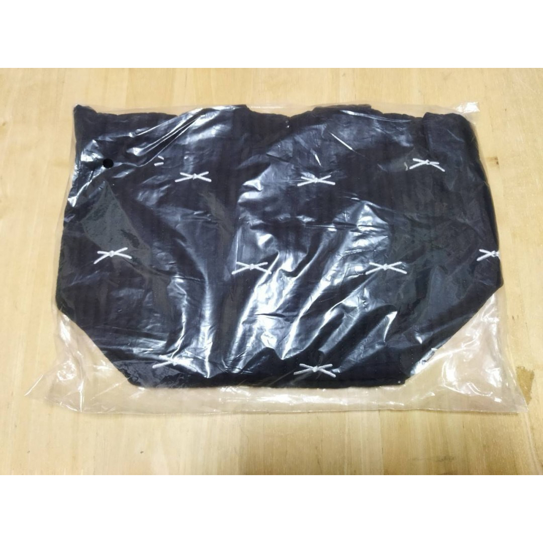 ヌビバッグ 2WAY ブラック レディース リボン柄 ママバッグ 小サイズ 韓国 レディースのバッグ(トートバッグ)の商品写真