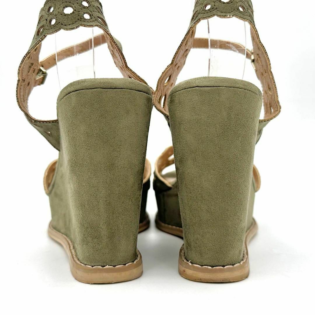 RANDA(ランダ)のRANDA ランダ サンダル ウェッジソール スエード アンクルストラップ LL レディースの靴/シューズ(サンダル)の商品写真