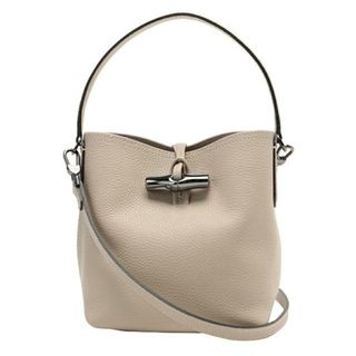 LONGCHAMP - 新品 ロンシャン LONGCHAMP ショルダーバッグ ロゾ バケットバッグ XSサイズ クレイ