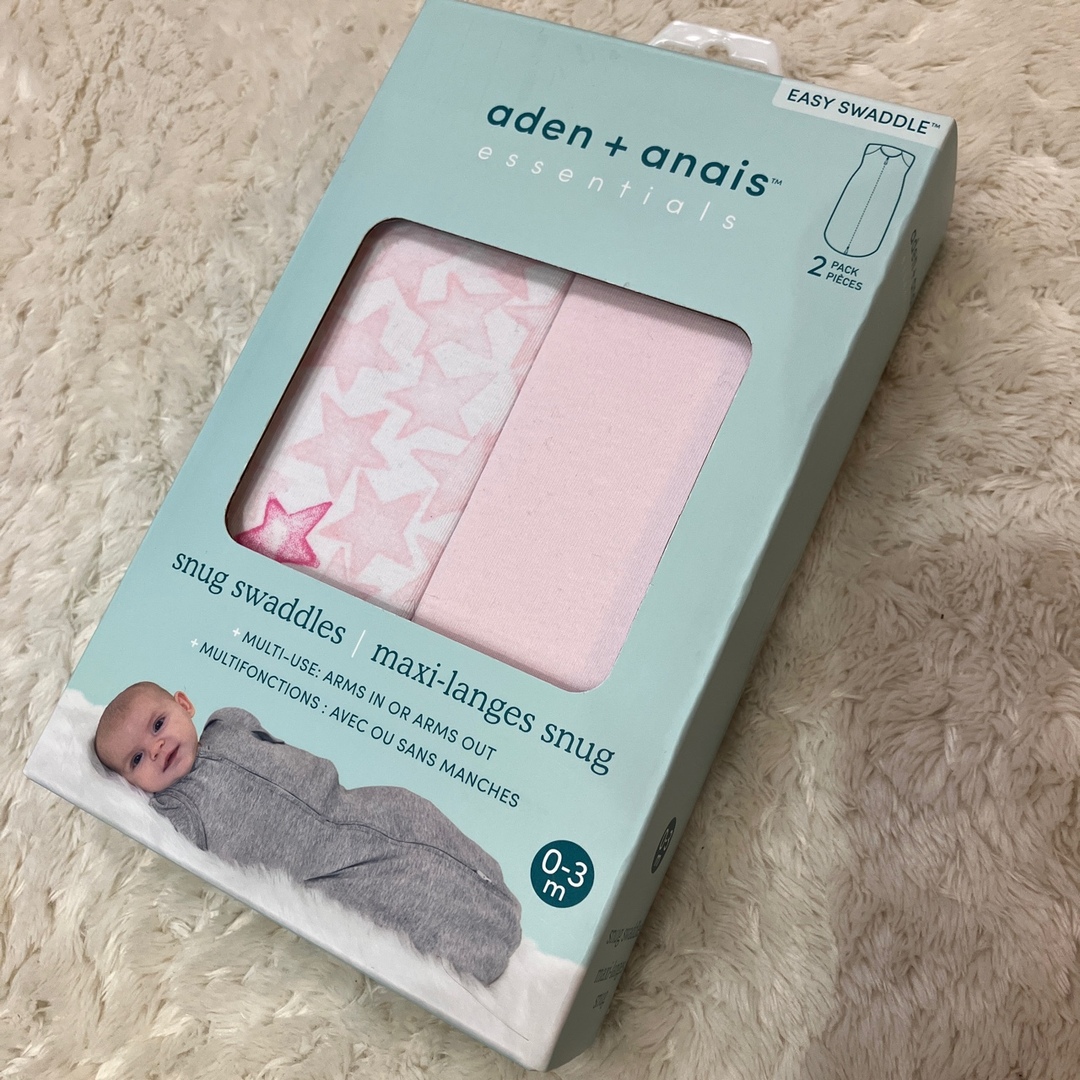 aden by aden+anais(エイデンバイエイデンアンドアネイ)のaden anais おくるみ　2枚セット キッズ/ベビー/マタニティのこども用ファッション小物(おくるみ/ブランケット)の商品写真