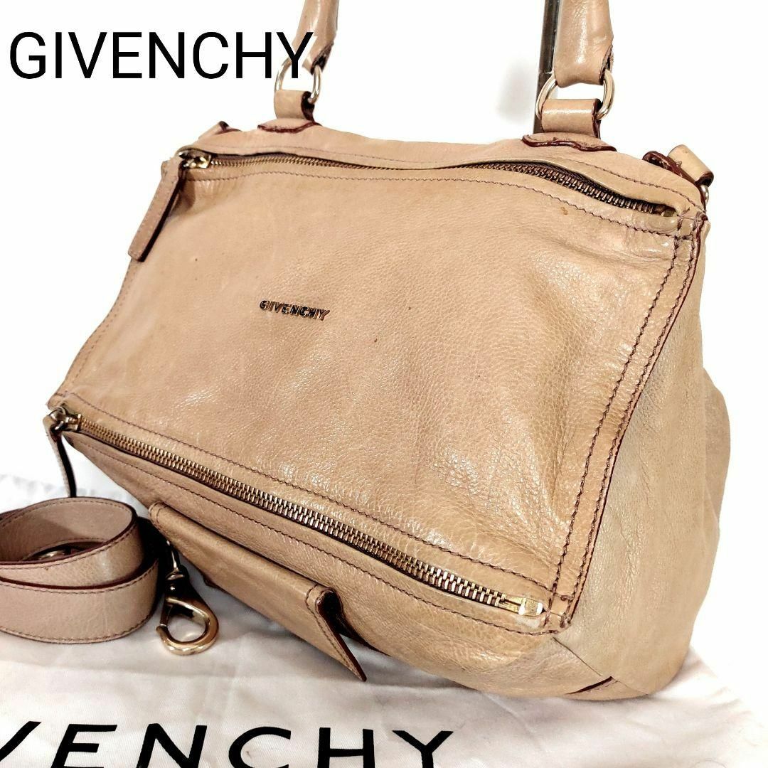 GIVENCHY(ジバンシィ)のGIVENCHY ジバンシー パンドラ 2way ショルダーバッグ ベージュ レディースのバッグ(ショルダーバッグ)の商品写真