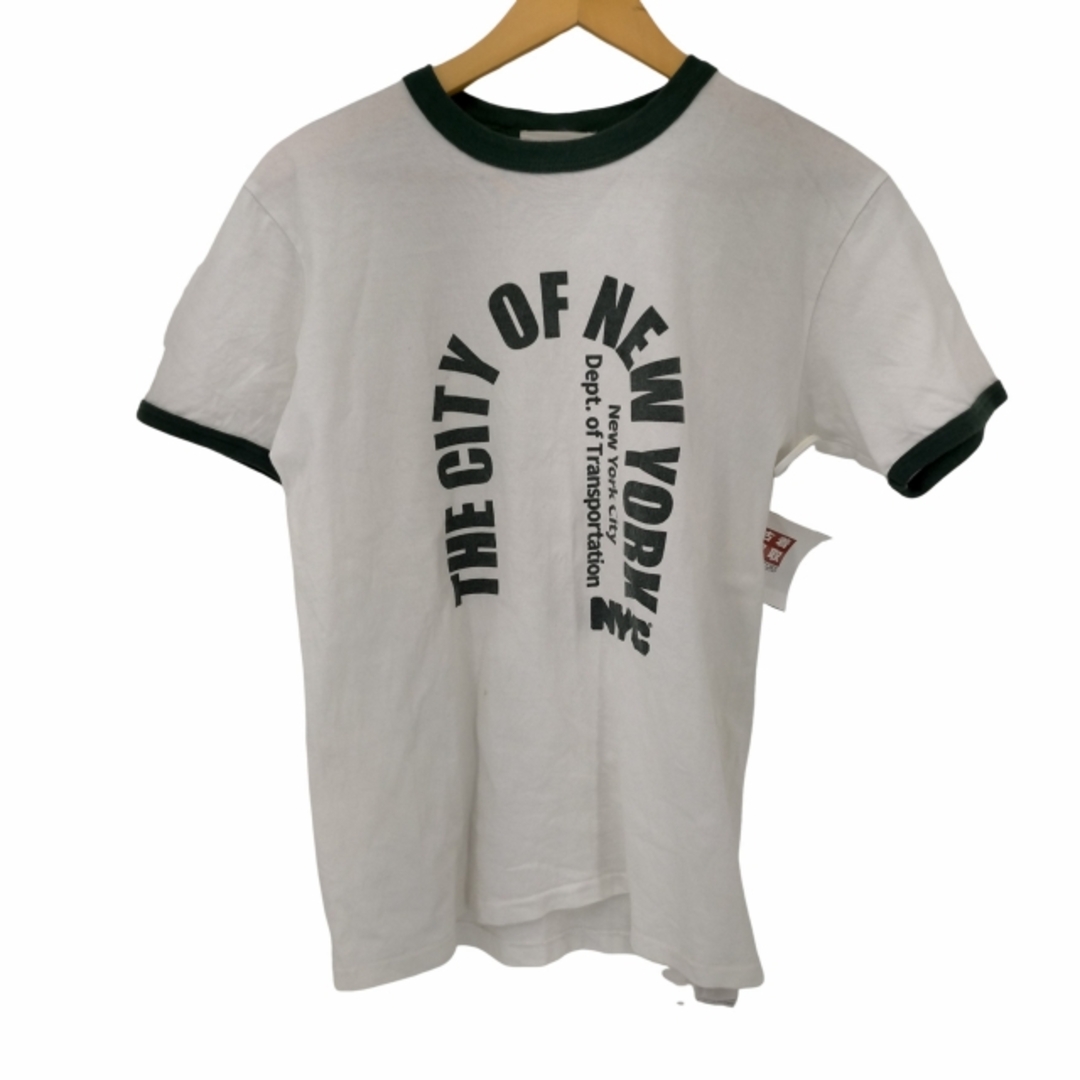 Ray BEAMS(レイビームス)のRay BEAMS(レイビームス) 23SS 別注 NYC リンガー Tシャツ レディースのトップス(Tシャツ(半袖/袖なし))の商品写真
