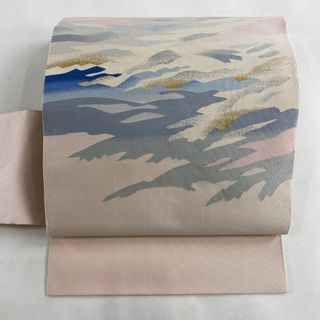 名古屋帯 美品 秀品 正絹 【中古】(帯)