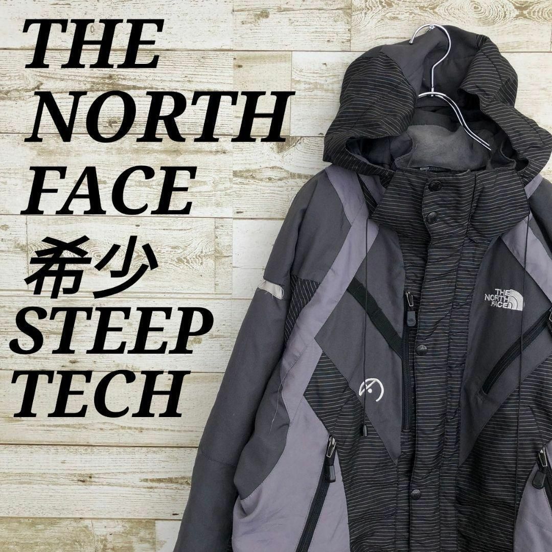 THE NORTH FACE(ザノースフェイス)の【k6831】希少レアUSA規格ノースフェイススティープテックマウンテンパーカー メンズのジャケット/アウター(マウンテンパーカー)の商品写真