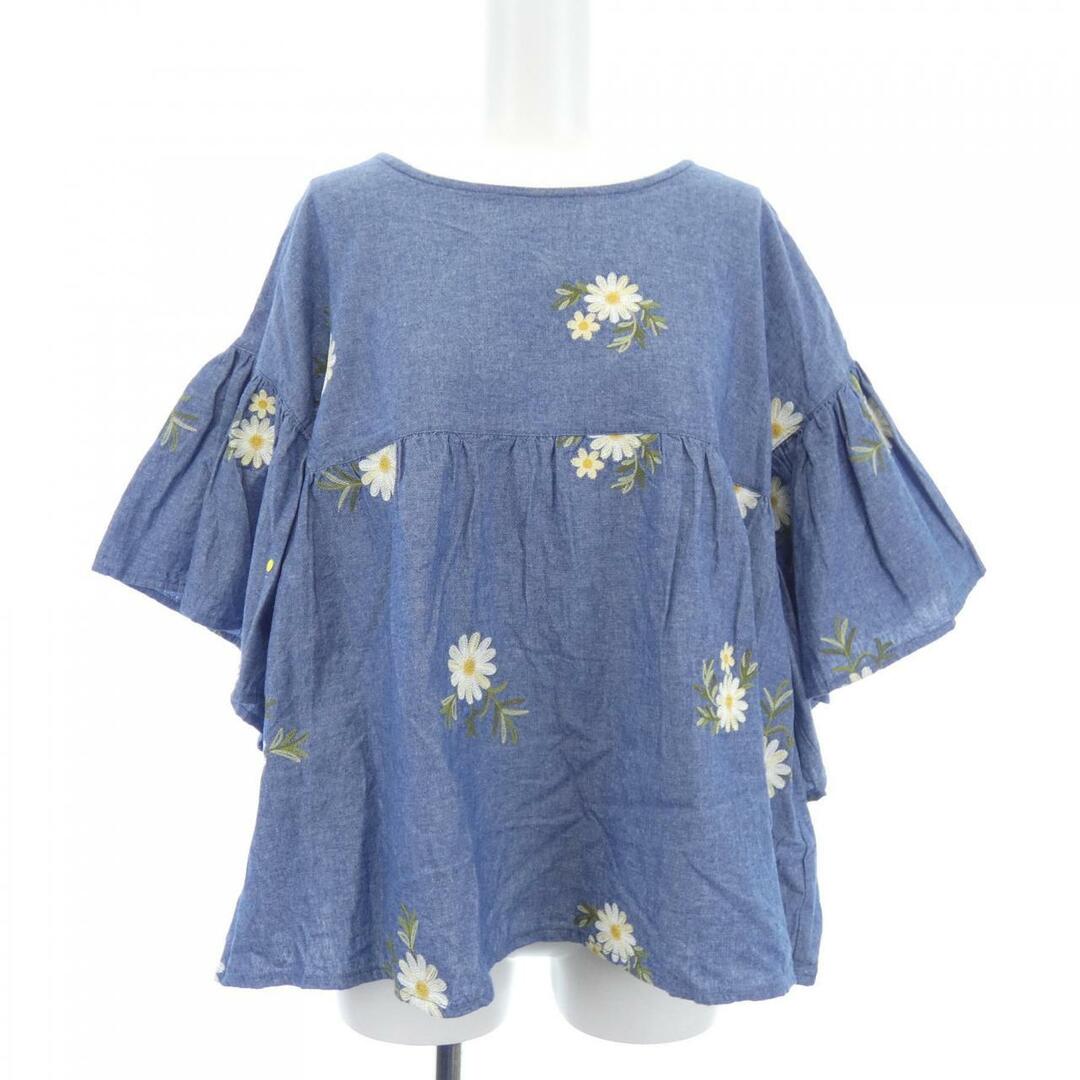 pois gather2way blouse 新品未使用 シャツ/ブラウス(長袖/七分) pois gather2way blouse 新品未使用 シャツ/ブラウス(長袖/七分)