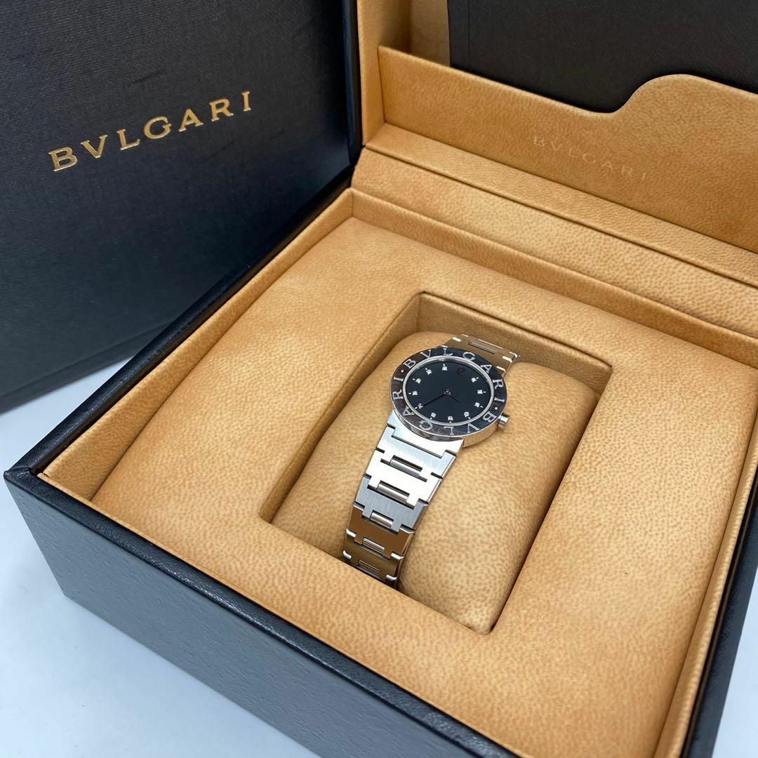 BVLGARI(ブルガリ)の【付属品完備】ブルガリ 腕時計 レディース 11Pダイヤ ロゴ BB26SS レディースのファッション小物(腕時計)の商品写真