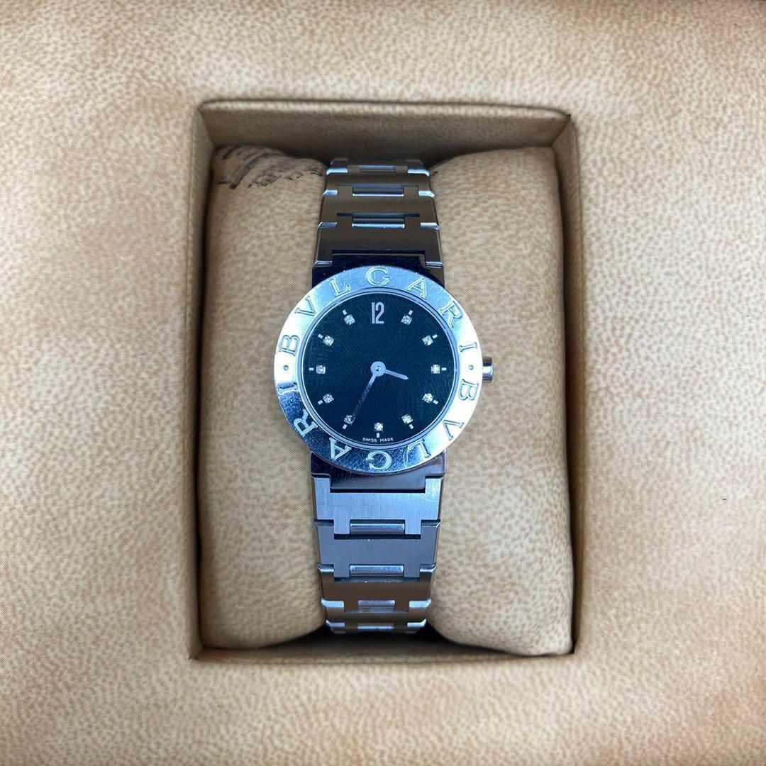 BVLGARI(ブルガリ)の【付属品完備】ブルガリ 腕時計 レディース 11Pダイヤ ロゴ BB26SS レディースのファッション小物(腕時計)の商品写真