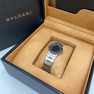 ブルガリ(BVLGARI)の【付属品完備】ブルガリ 腕時計 レディース 11Pダイヤ ロゴ BB26SS(腕時計)