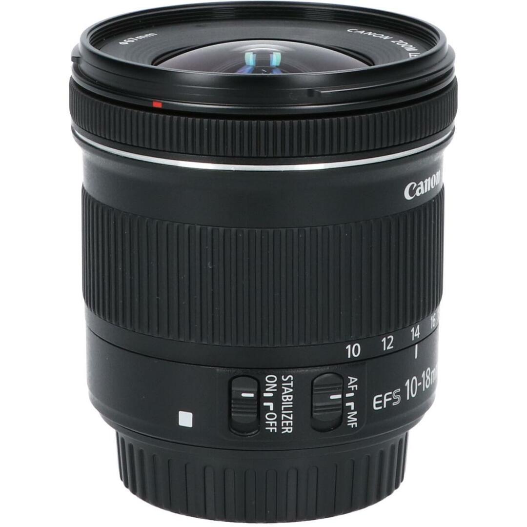 Canon(キヤノン)のＣＡＮＯＮ　ＥＦ－Ｓ１０－１８ｍｍ　Ｆ４．５－５．６ＩＳ　ＳＴＭ スマホ/家電/カメラのカメラ(レンズ(ズーム))の商品写真