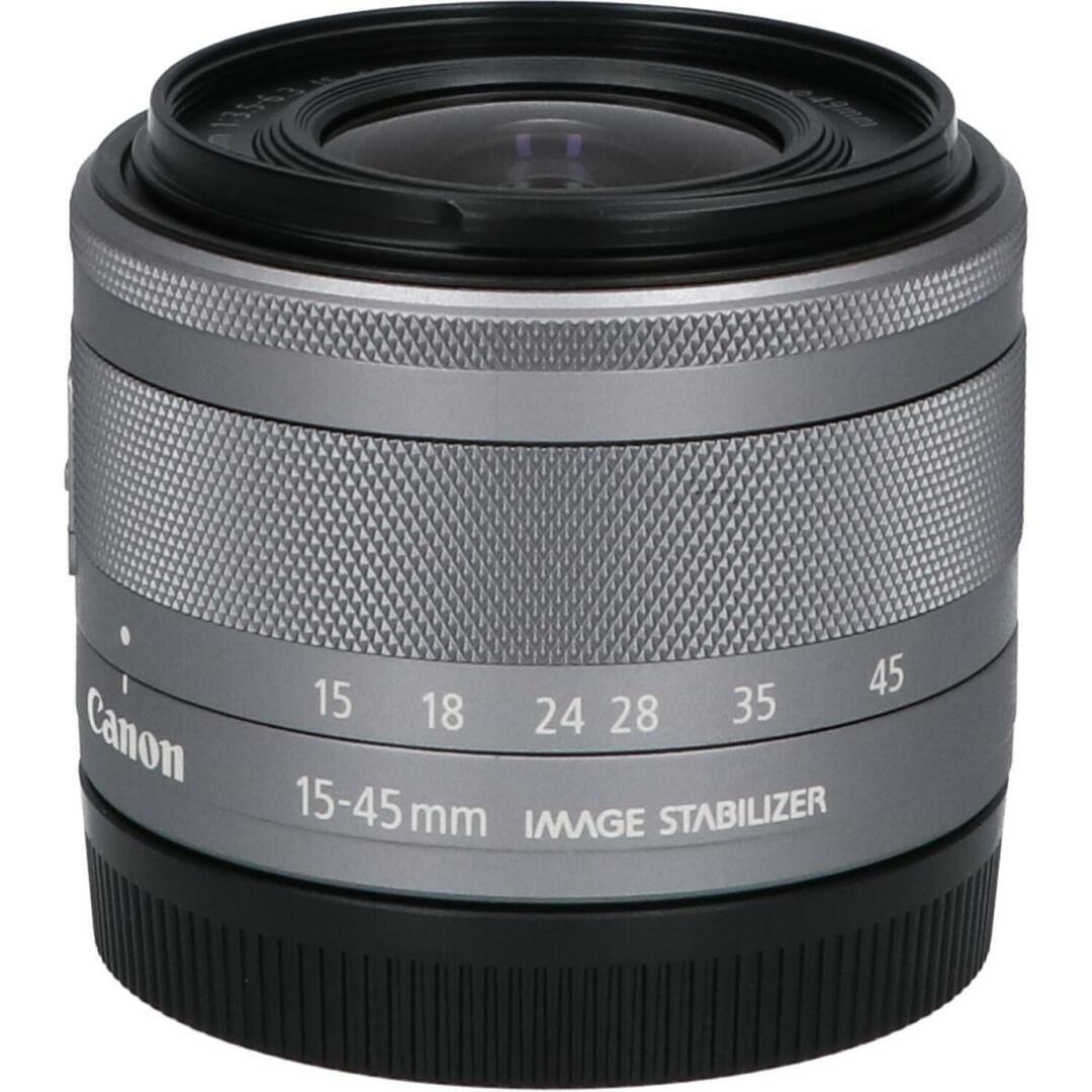 Canon(キヤノン)のＣＡＮＯＮ　ＥＦ－Ｍ１５－４５ｍｍ　Ｆ３．５－６．３ＩＳ　ＳＴＭ スマホ/家電/カメラのカメラ(レンズ(ズーム))の商品写真