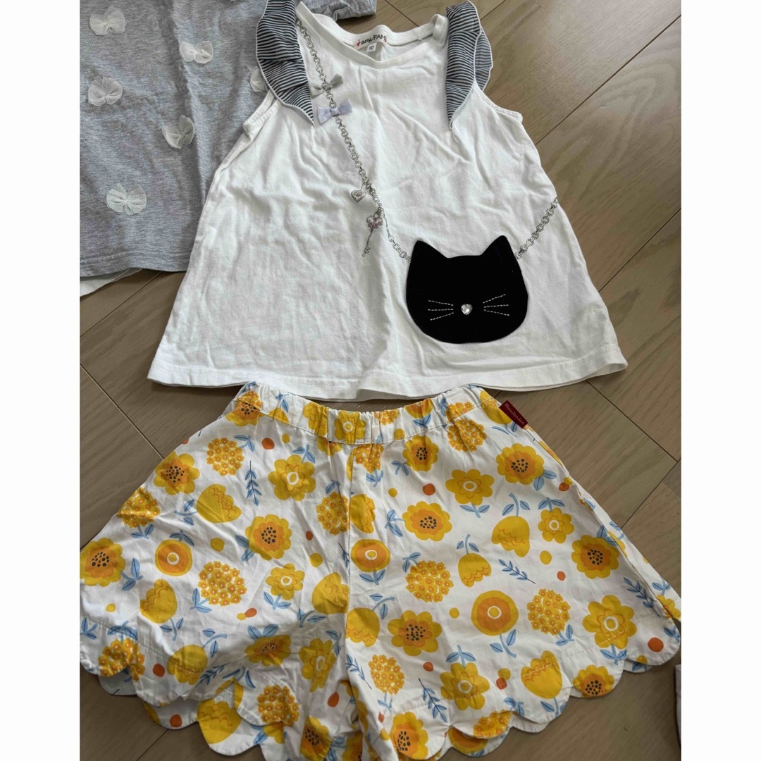 anyFAM(エニィファム)の女の子　半袖　110 まとめ売り キッズ/ベビー/マタニティのキッズ服女の子用(90cm~)(Tシャツ/カットソー)の商品写真