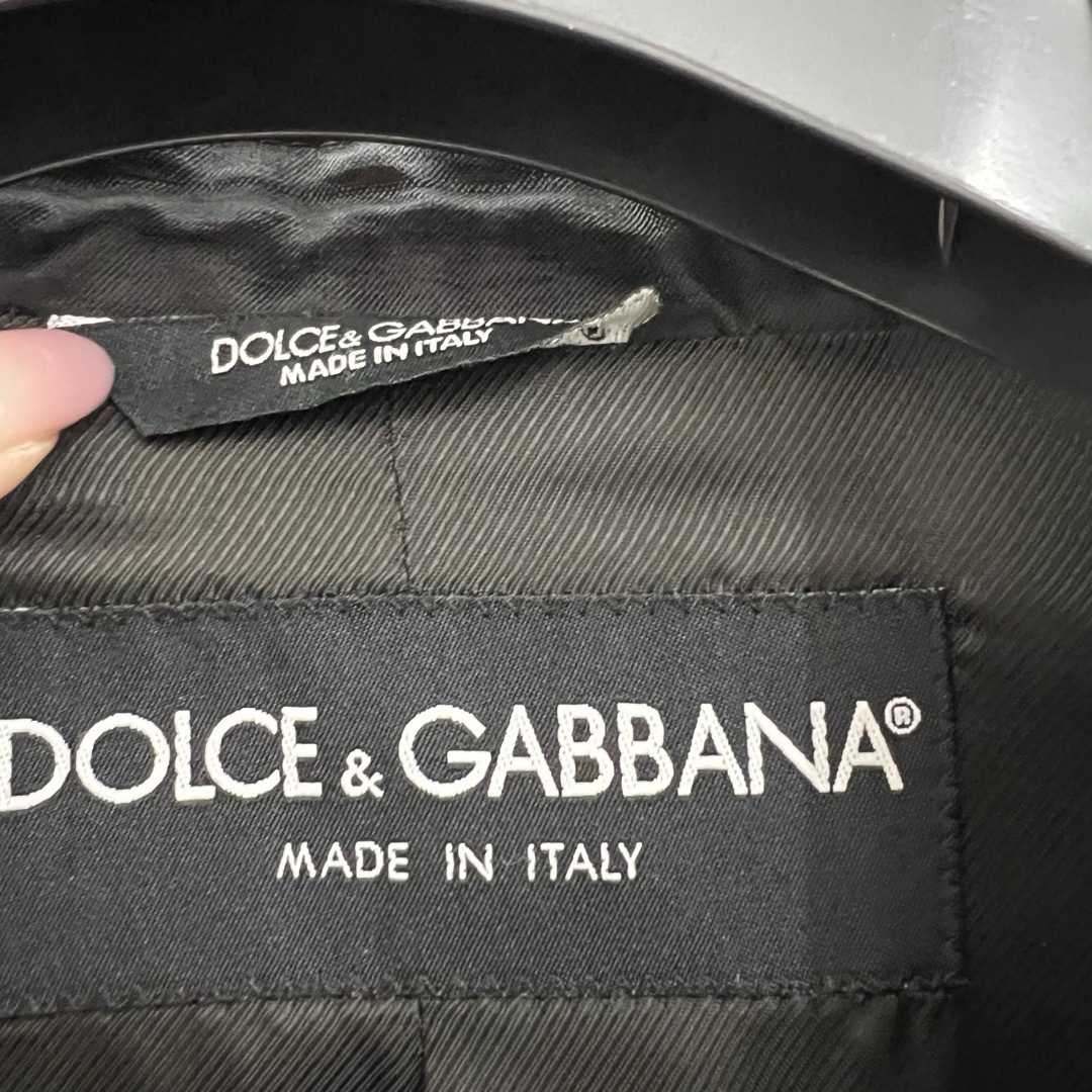 DOLCE&GABBANA(ドルチェアンドガッバーナ)のジャケット テーラード 黒 テーラードジャケット　DOLCE & GABBANA メンズのジャケット/アウター(テーラードジャケット)の商品写真