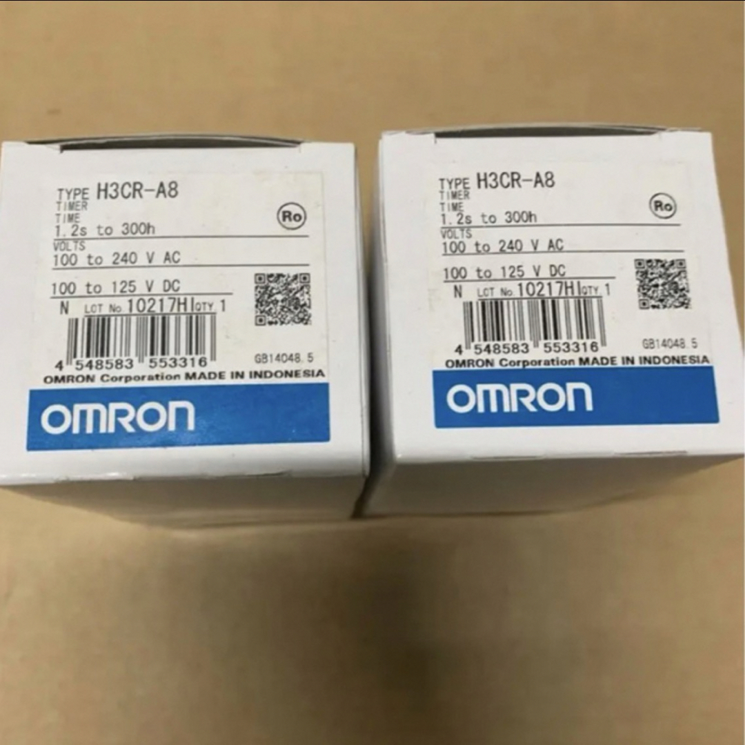 OMRON ソリッドステート・タイマ H3CR-A8 2台 その他のその他(その他)の商品写真