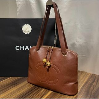 シャネル(CHANEL)の⭐️美品 鑑定済み⭐️CHANEL シャネル バッグ キャビアスキン ココマーク(ハンドバッグ)