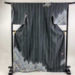 訪問着 身丈170cm 裄丈68cm 正絹 逸品 【中古】(着物)